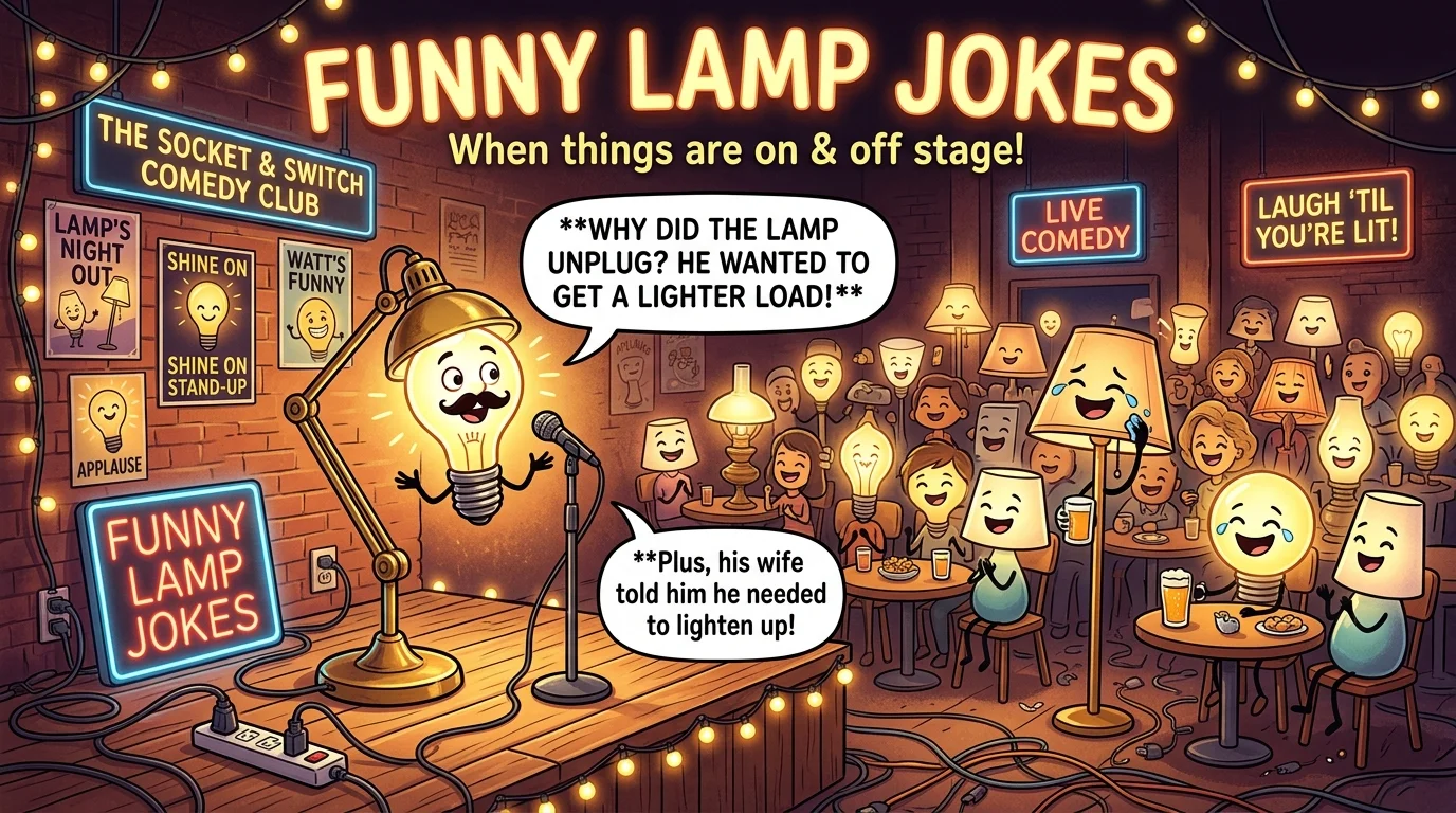 Lamp Jokes One-Liners