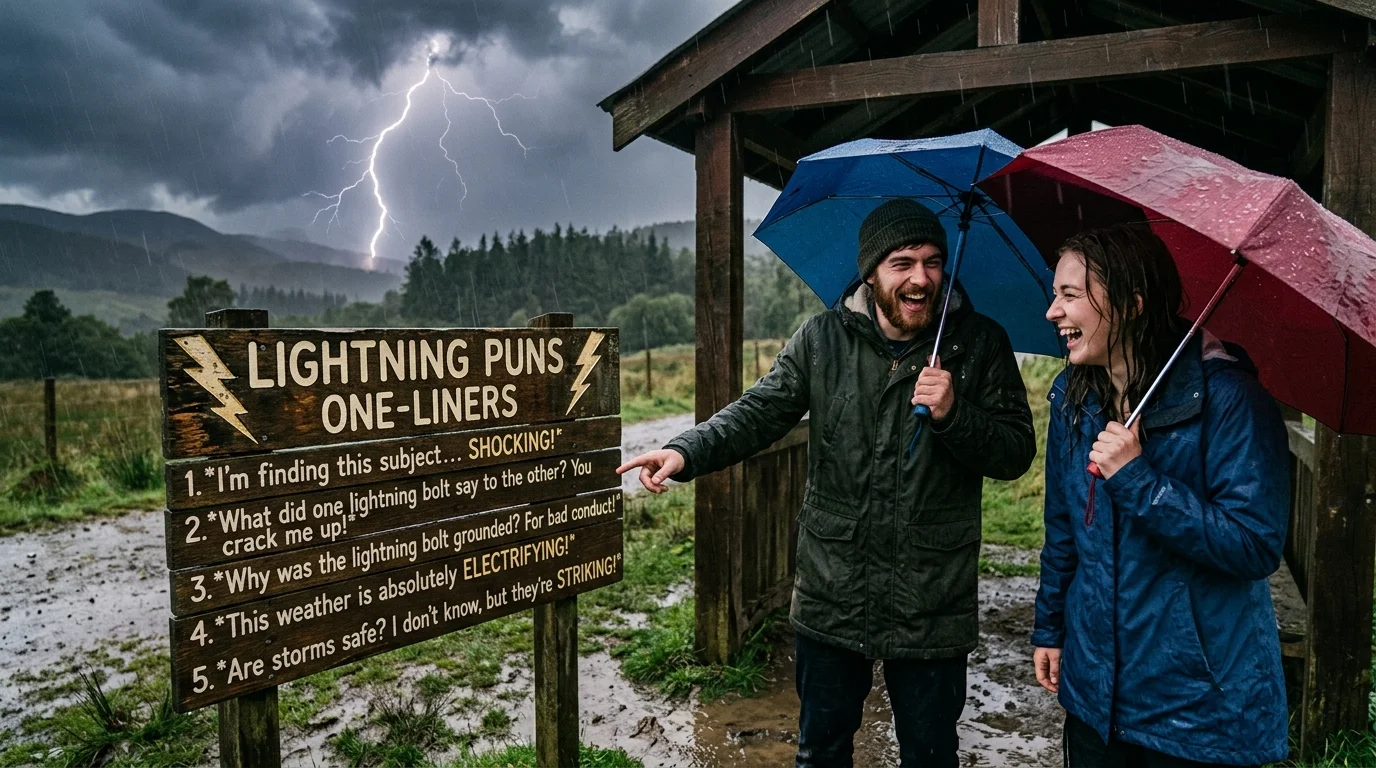 Lightning Puns One-Liners for Adults