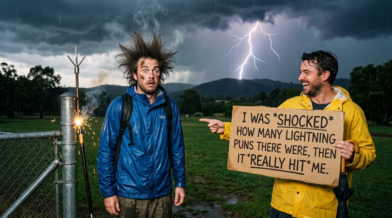 Lightning Puns One-Liners