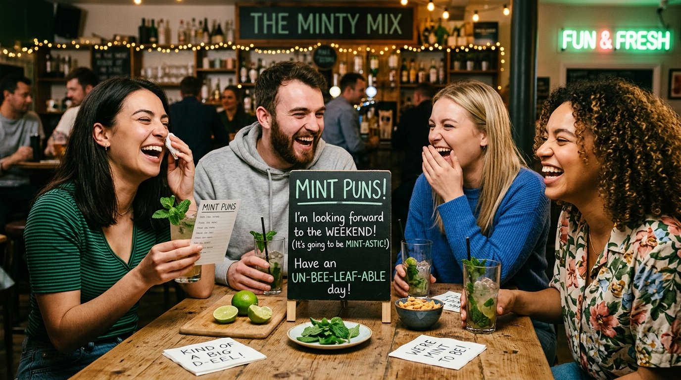 Mint Puns One Liners