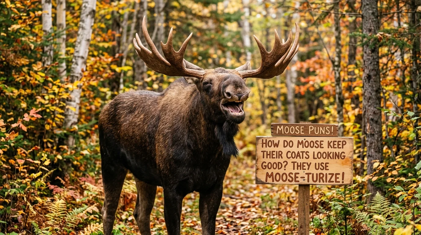 Moose Puns One Liners