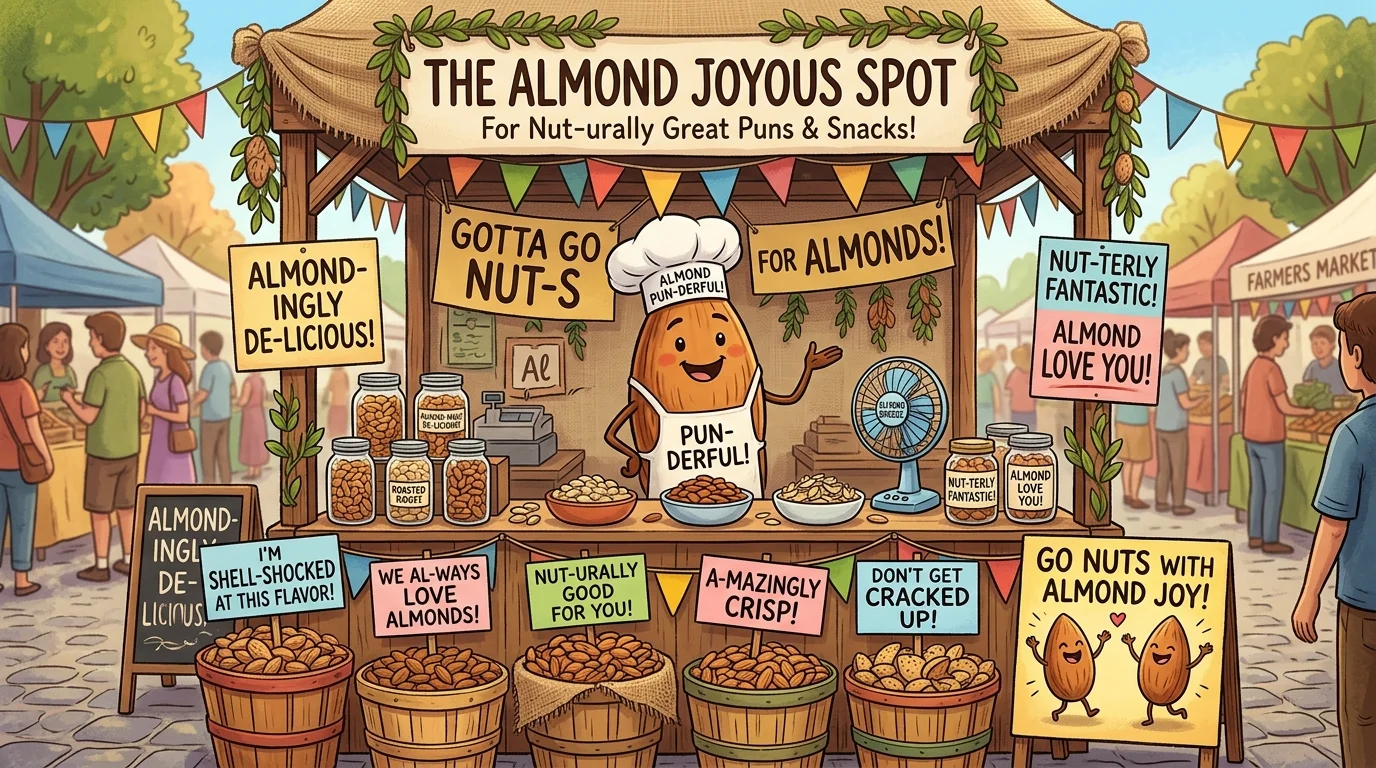 Nerdy Almond Puns