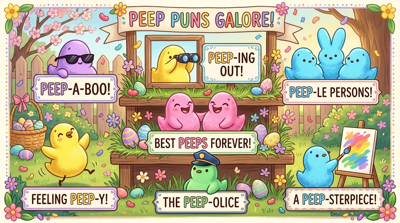 Peep Puns One Liners