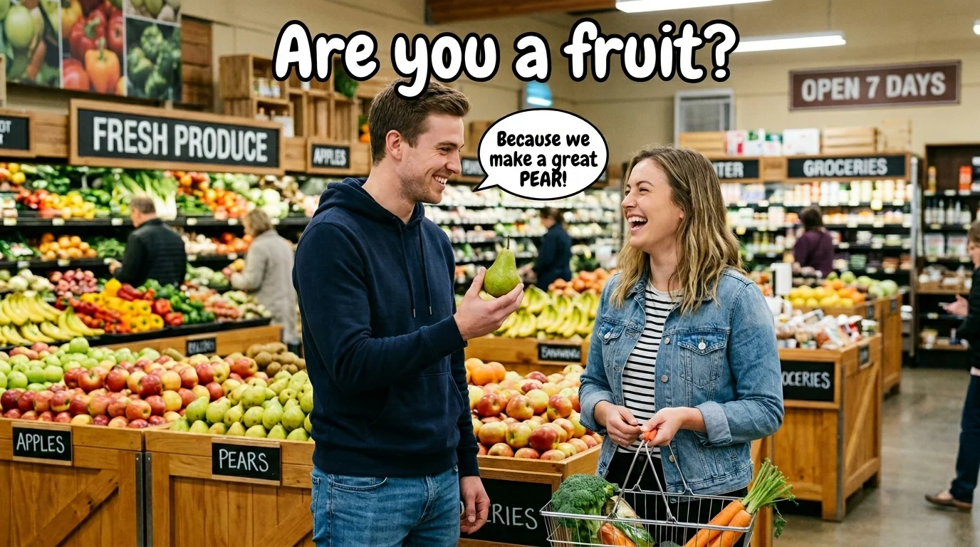 Pick-Up Lines with Puns (One-Liners)