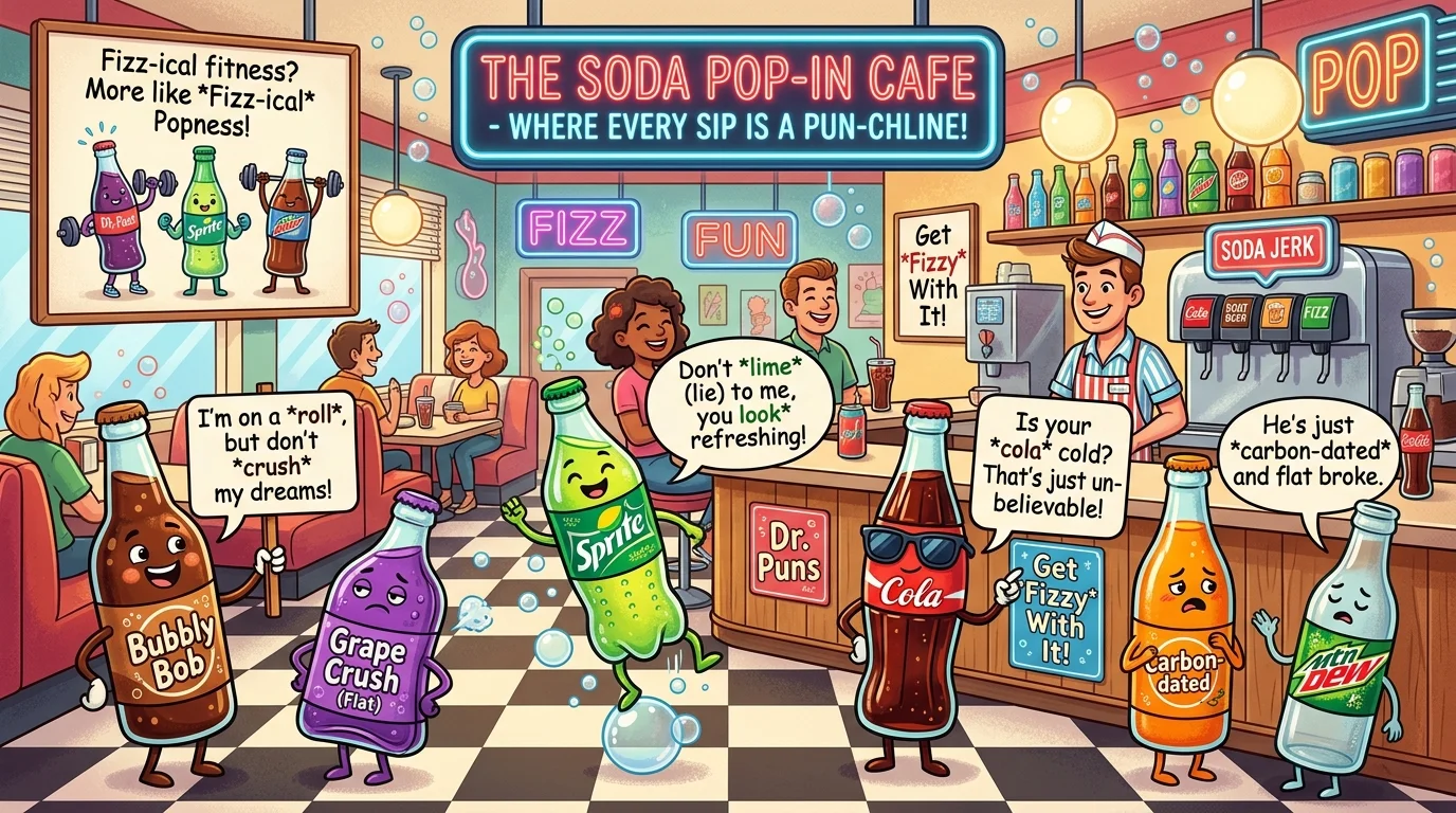 Soda Puns One Liners