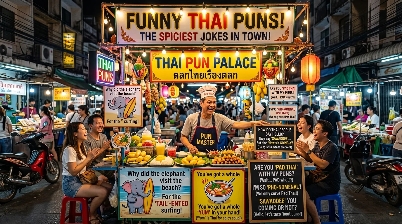 Thai Puns One-Liners