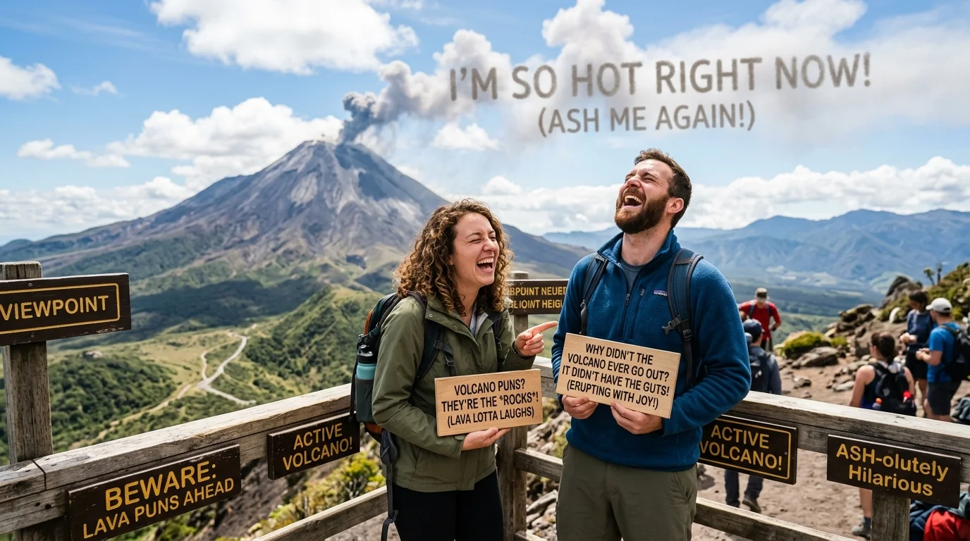 Volcano Puns One Liners