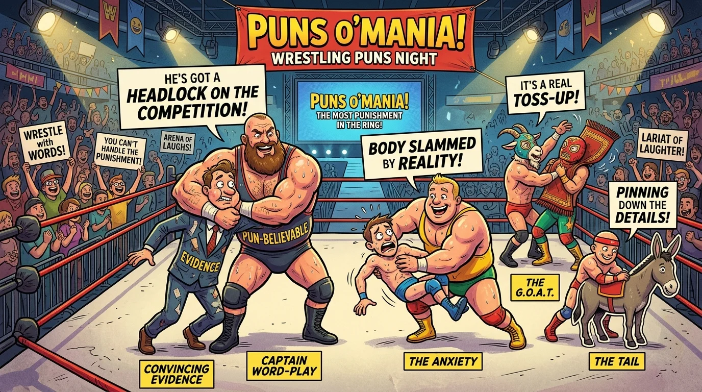 Wrestling Puns One-Liners