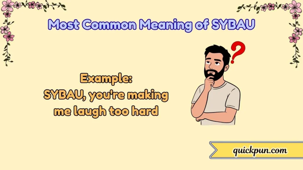 Most Common Meaning of SYBAU