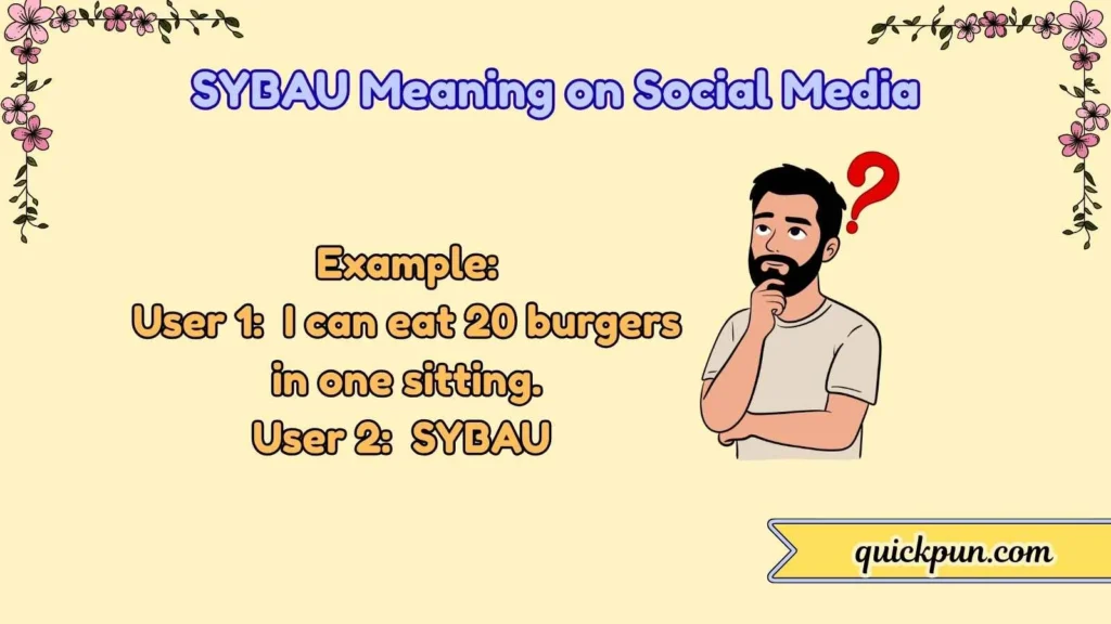 SYBAU Meaning on Social Media