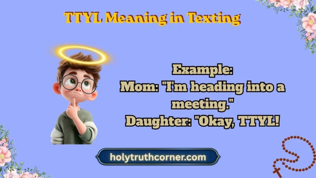 TTYL Meaning in Texting