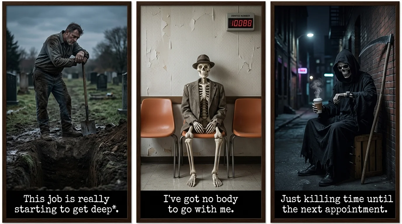 Deep Dark Puns One Liners