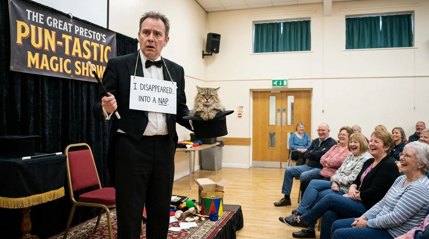 Magic jokes one liners for adults