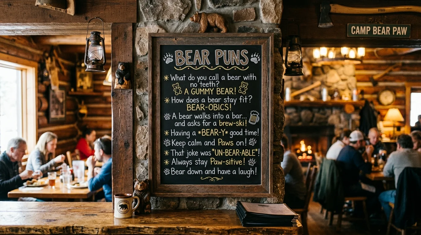 Bear Puns One Liners