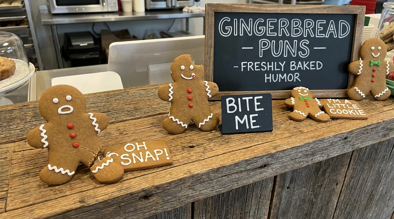 Gingerbread Puns One-Liners