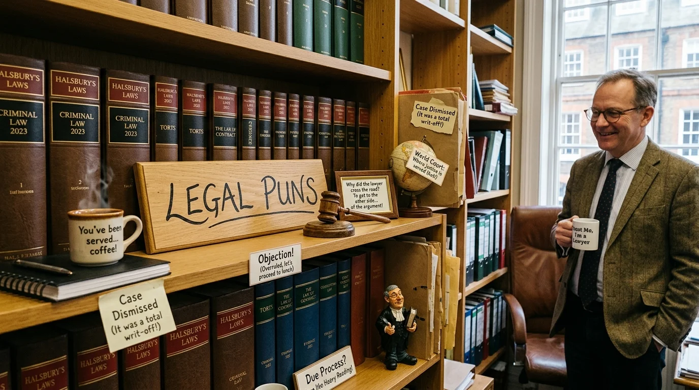 Legal Puns One Liners
