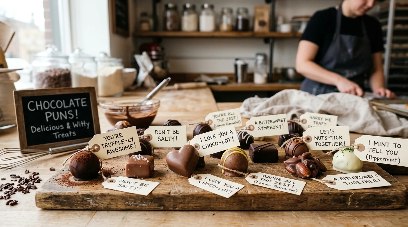 Short Chocolate Puns