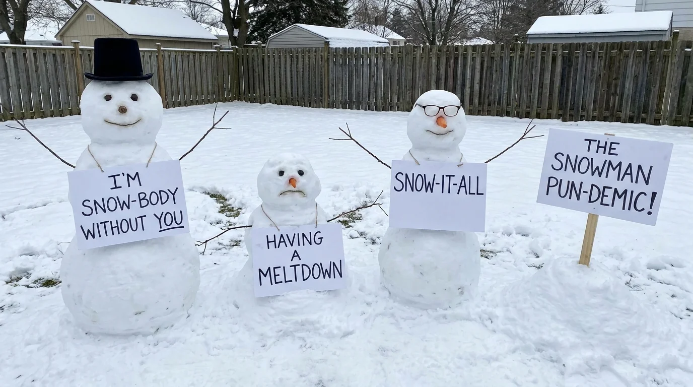 Snowman Puns One-Liners