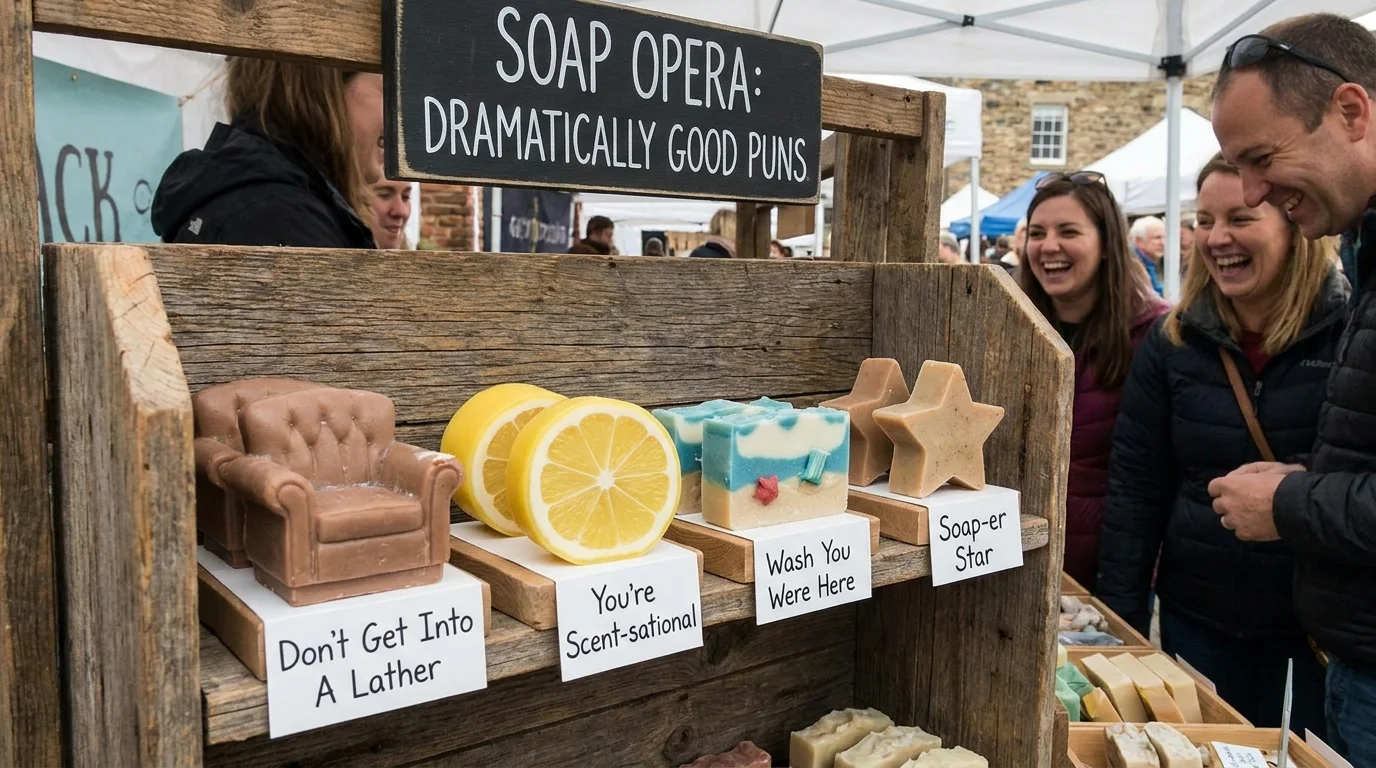 Soap Puns One Liners