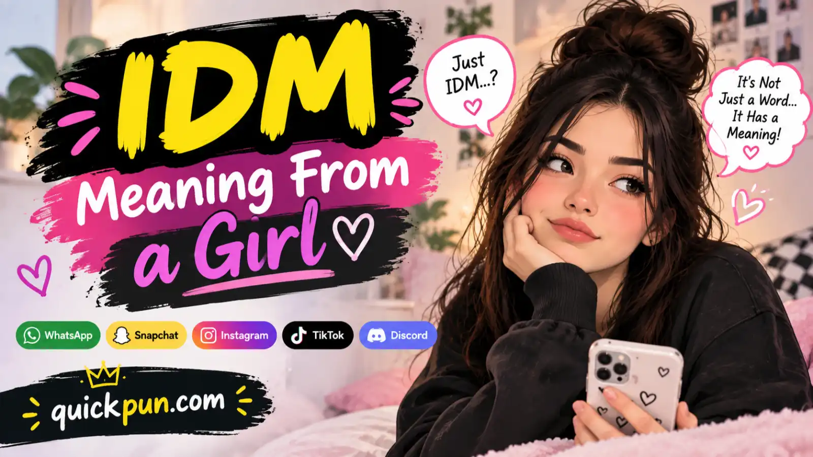IDM Meaning From a Girl