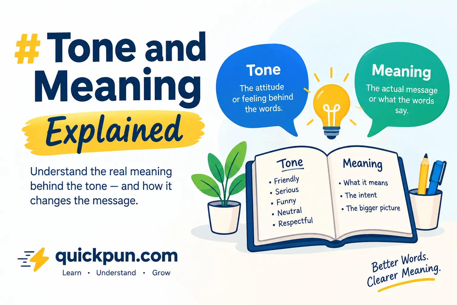 Tone and Meaning Explained