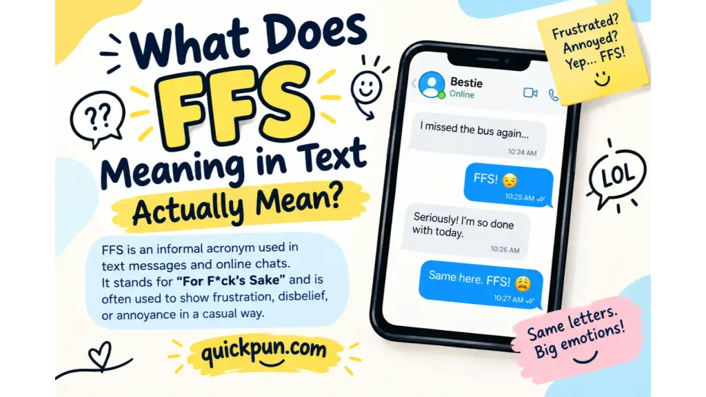 What Does FFS Meaning in Text Actually Mean?