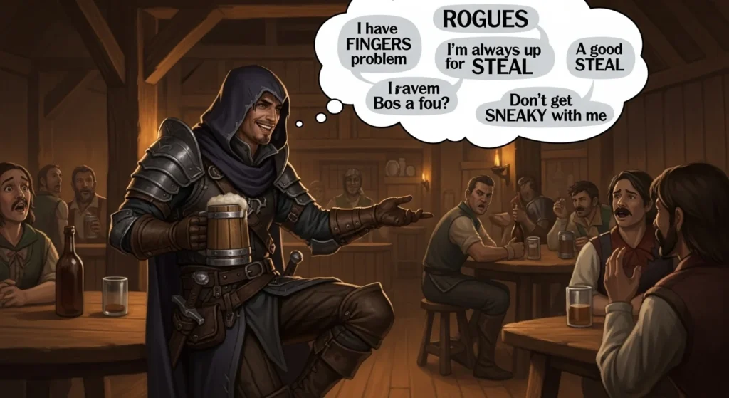 rogue puns
