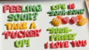 sour candy puns