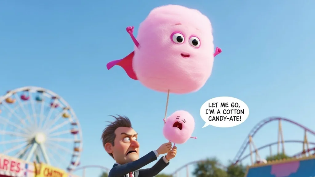 cotton candy puns