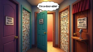door puns