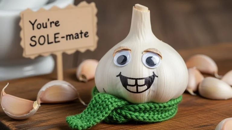 funny garlic puns