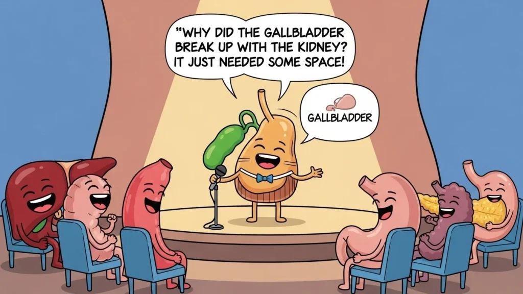 gallbladder jokes