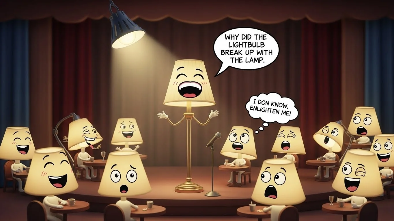 Light Humor 220+ Funny Lamp Jokes That Will Brighten Your Day 💡😄 - Quickpun