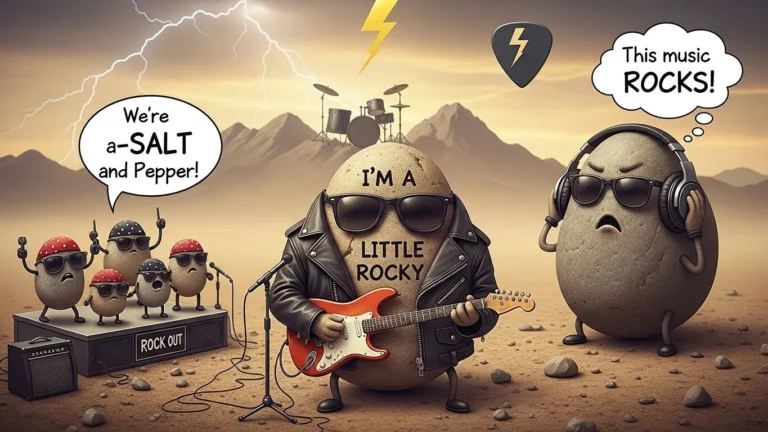 rock music puns