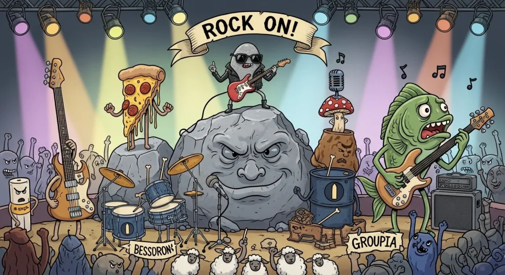 rock n roll puns
