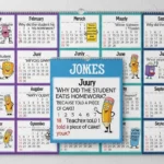 wall calendar jokes