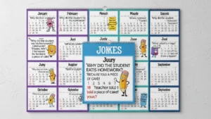 wall calendar jokes