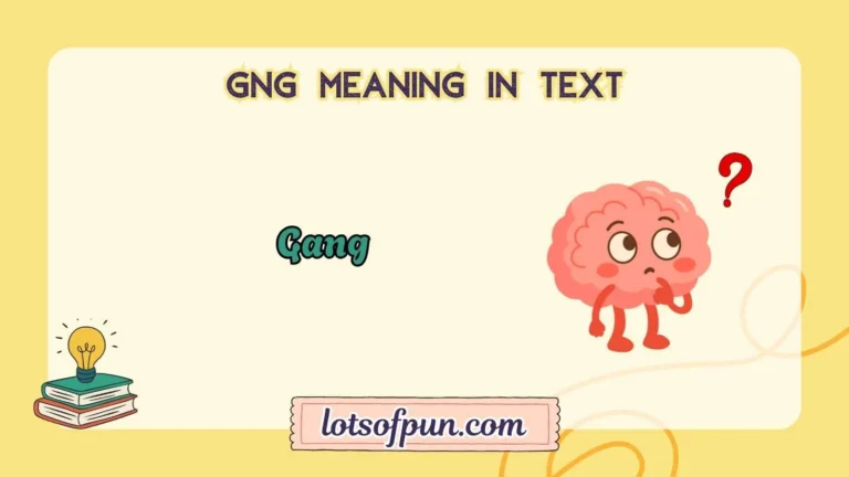 gng meaning in text