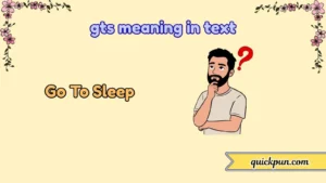 gts meaning in text