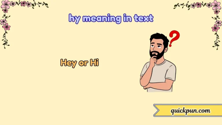 hy meaning in text