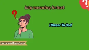 istg meaning in text