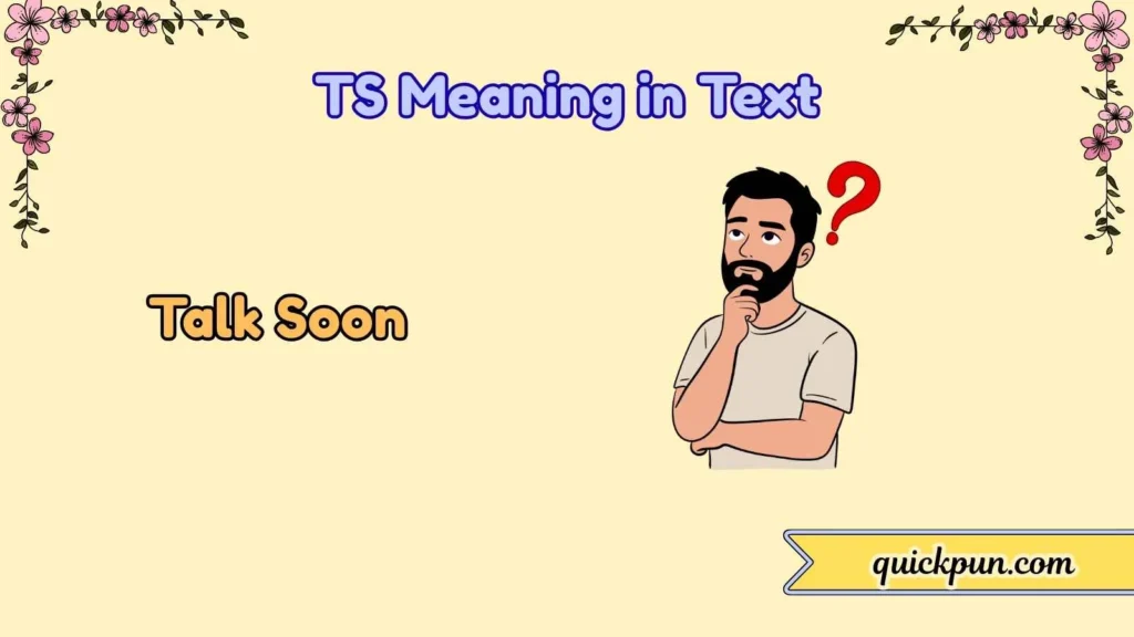 TS Meaning in Text