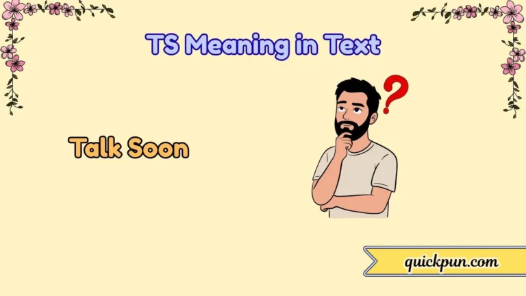 TS Meaning in Text