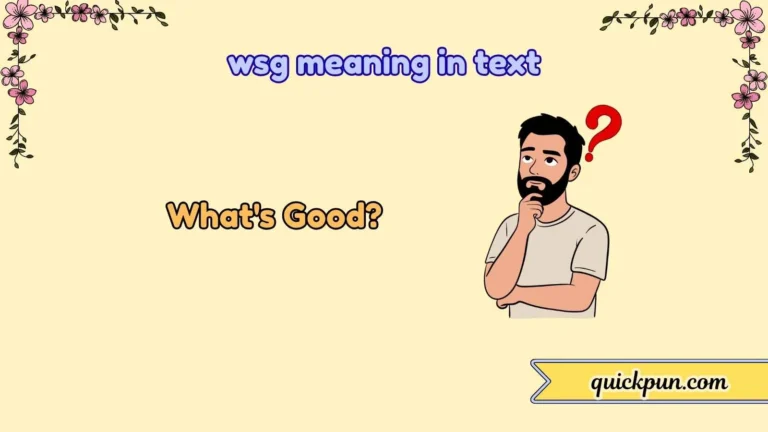 wsg meaning in text