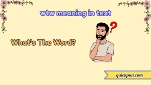 wtw meaning in text