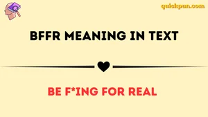 BFFR Meaning in Text