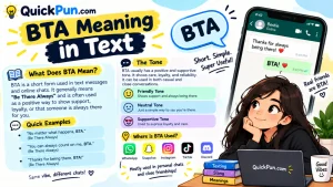 BTA Meaning in Text