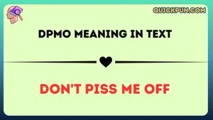 DPMO Meaning in Text