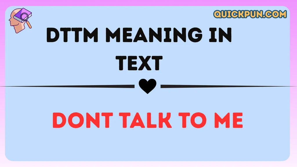 DTTM Meaning in Text