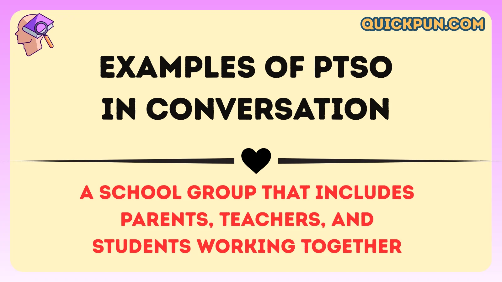 Examples of PTSO in Conversation